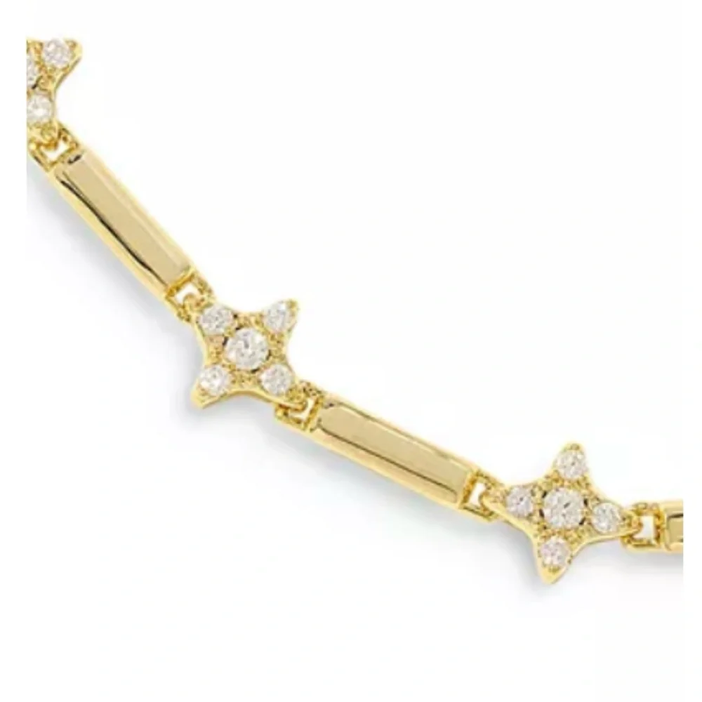 NWOT Holland Gold Strand Necklace in White
CZ - Picture 3 of 6
